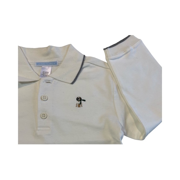 Janie and Jack Festive Traditions Polo Shirt 3T - Picture 2 of 3